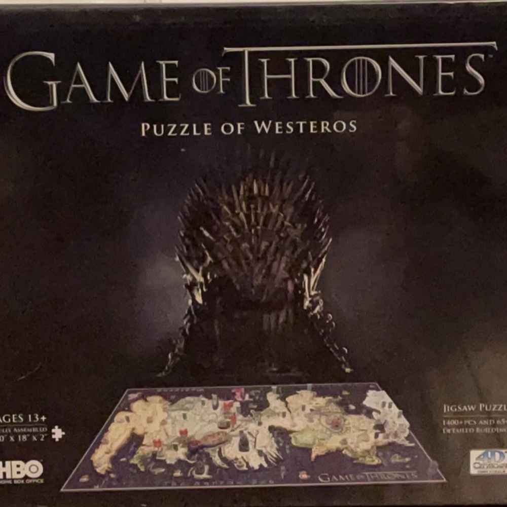 Game of Thrones New In Packaging Puzzle of Westeros